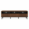 Mobile TV in legno con finitura nera 180cm