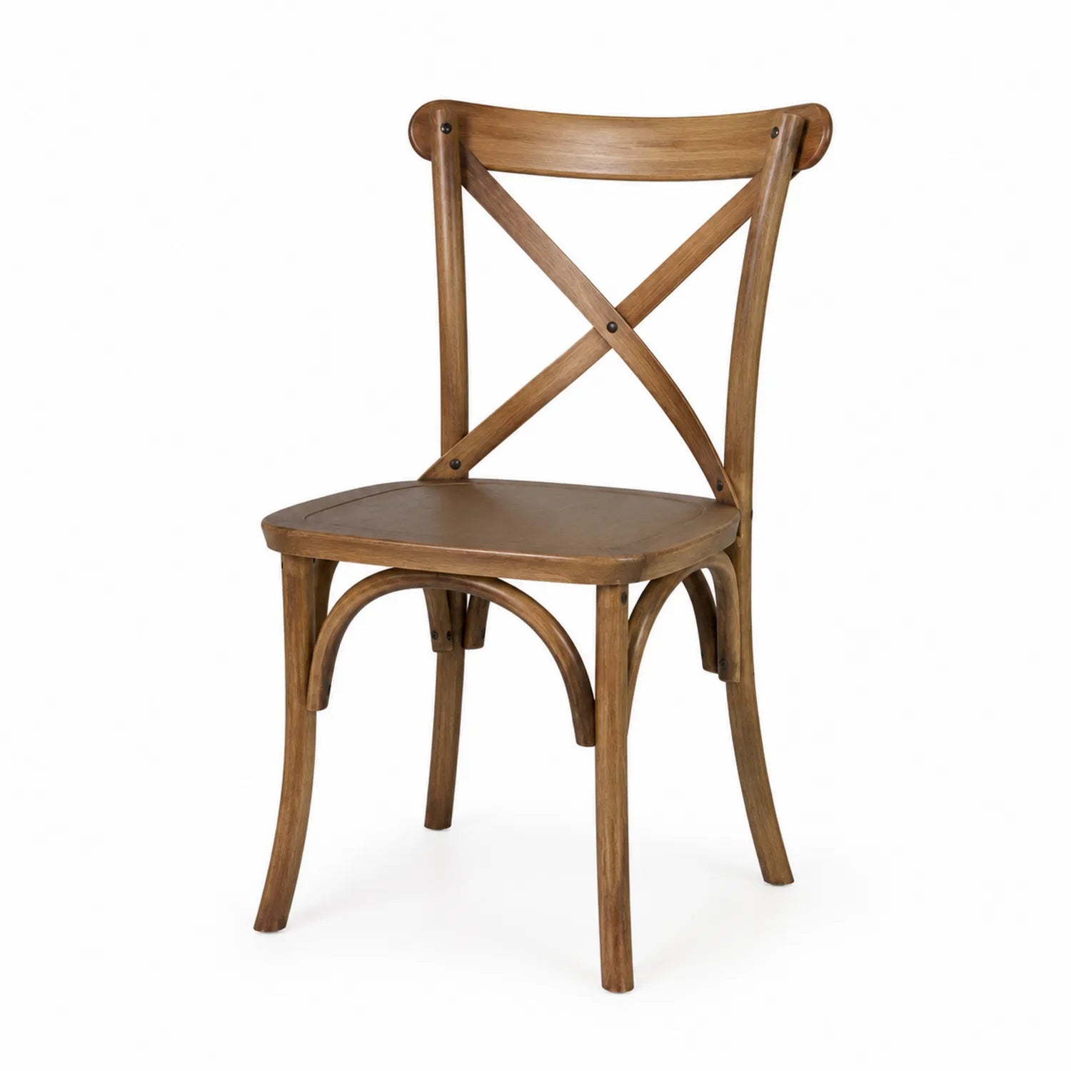 Sedia da Pranzo in Legno Colore Marrone